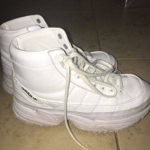 Adidas high top sneaker worn 4 times